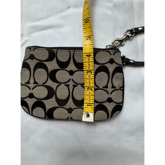 Coach black monogram wristlet - Picture 8 of 8